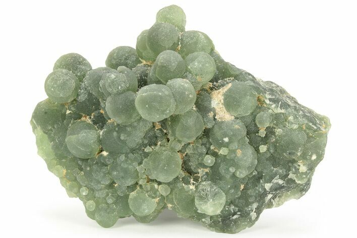 Botryoidal Prehnite and Epidote Inclusions - Mali #220442